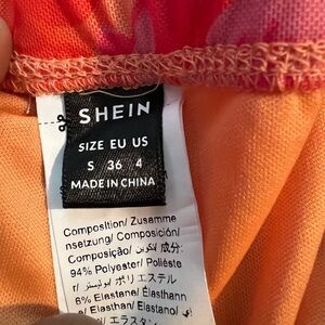 SHEIN Coral and Pink Top